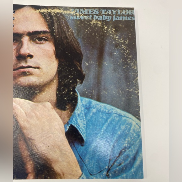 Upcycled James Taylor Record Album Notebook Handmade - Picture 2 of 6